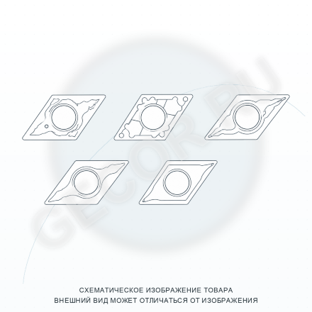 DCMT11T304-XM MK110 пластина для точения Microbor